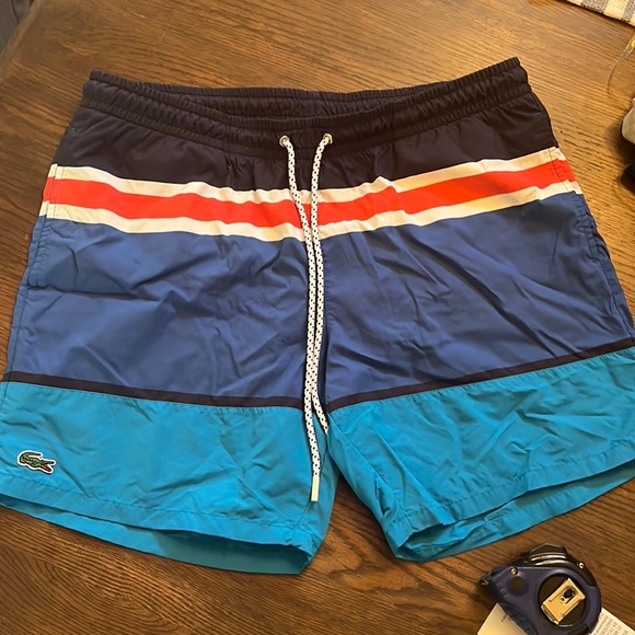 Lacoste Swim Lacoste Mens Swim Trunks Size Large Poshmark